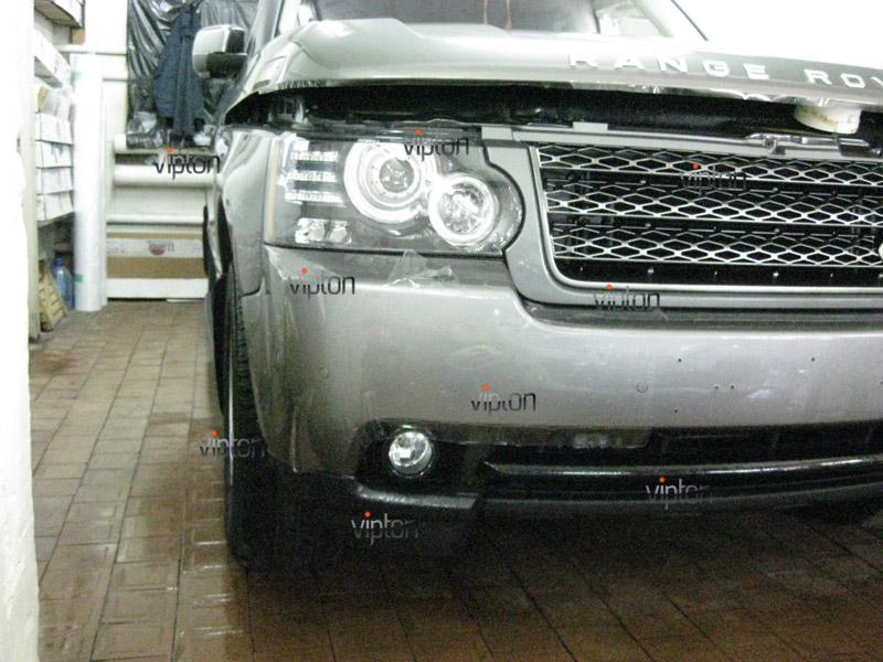 Автомобиль Range Rover Sport. / Нанесение антигравийной пленки 4