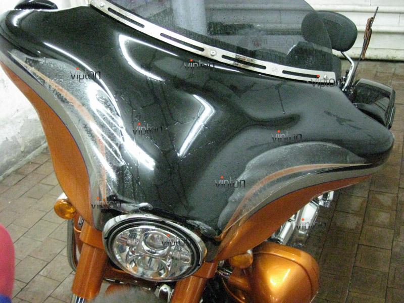 Мотоцикл Harley Davidson Street Glide / Нанесение антигравийной пленки VENTURESHIELD. 3