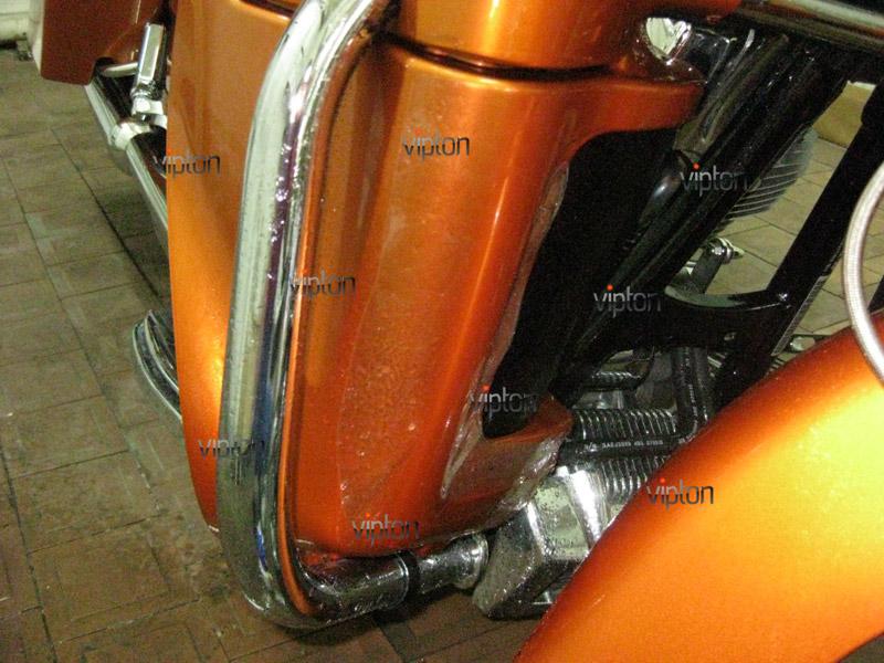 Мотоцикл Harley Davidson Street Glide / Нанесение антигравийной пленки VENTURESHIELD. 5