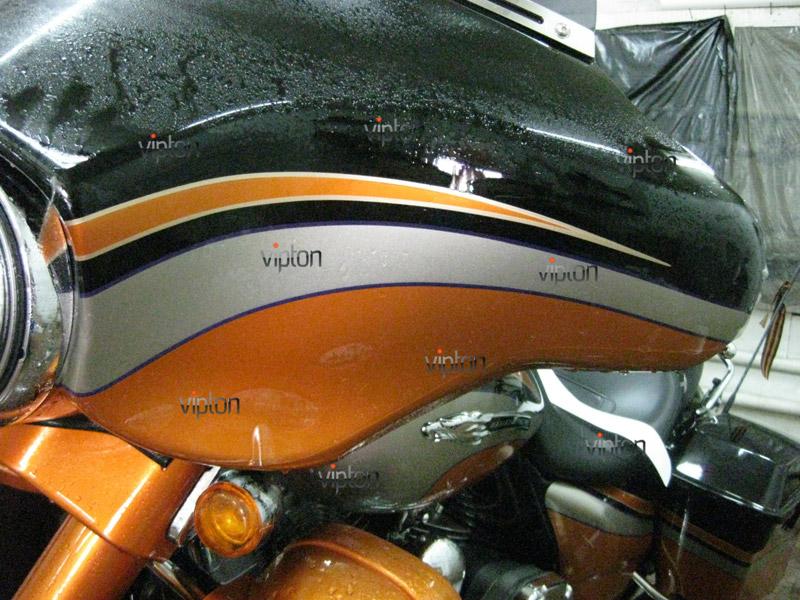 Мотоцикл Harley Davidson Street Glide / Нанесение антигравийной пленки VENTURESHIELD. 11
