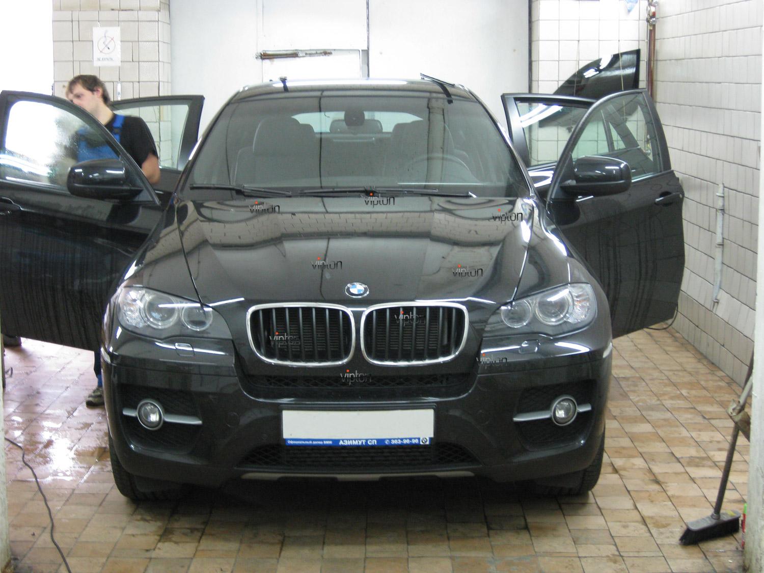 BMW X6: тонирование ударопрочной пленкой 3