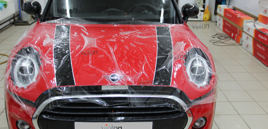 MINI Hatch  SPARKS TOP- капот + фары. 1