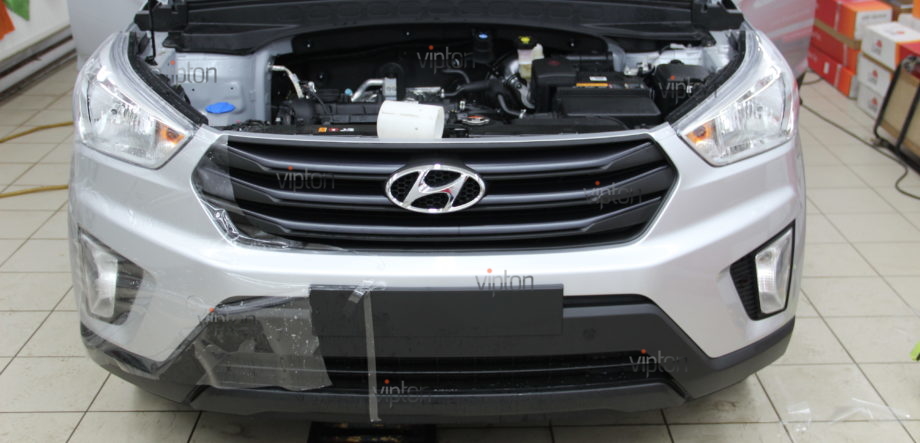 Hyundai Creta Установка антигравийной пленки LLUMAR GLOSS 6