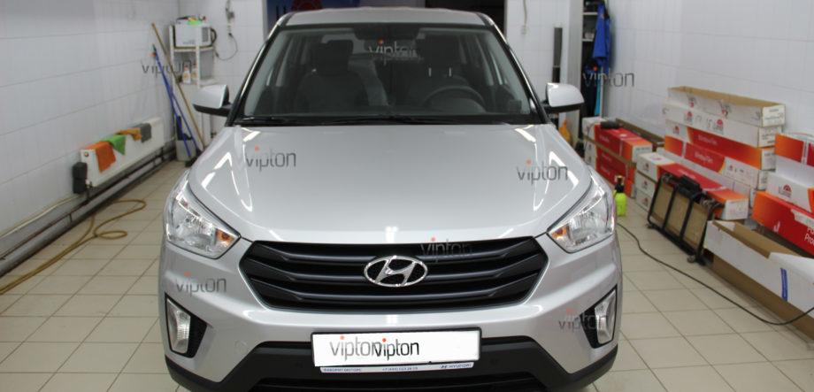 Hyundai Creta Установка антигравийной пленки LLUMAR GLOSS 5
